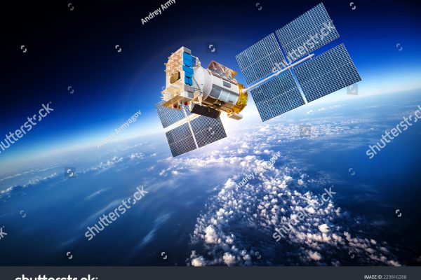 stock-photo-space-satellite-orbiting-the-earth-elements-of-this-image-furnished-by-nasa-229816288